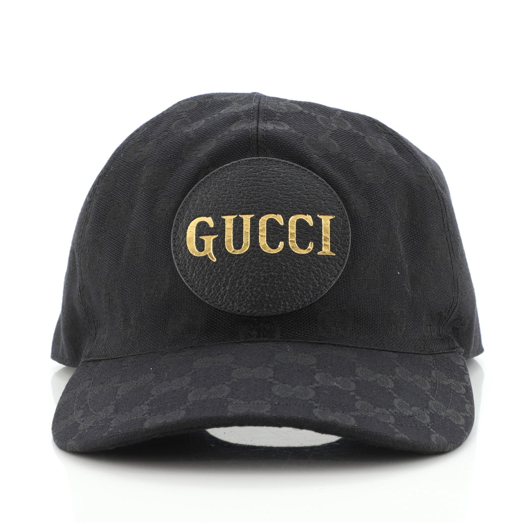 Logo Patch Baseball Cap GG Canvas Large