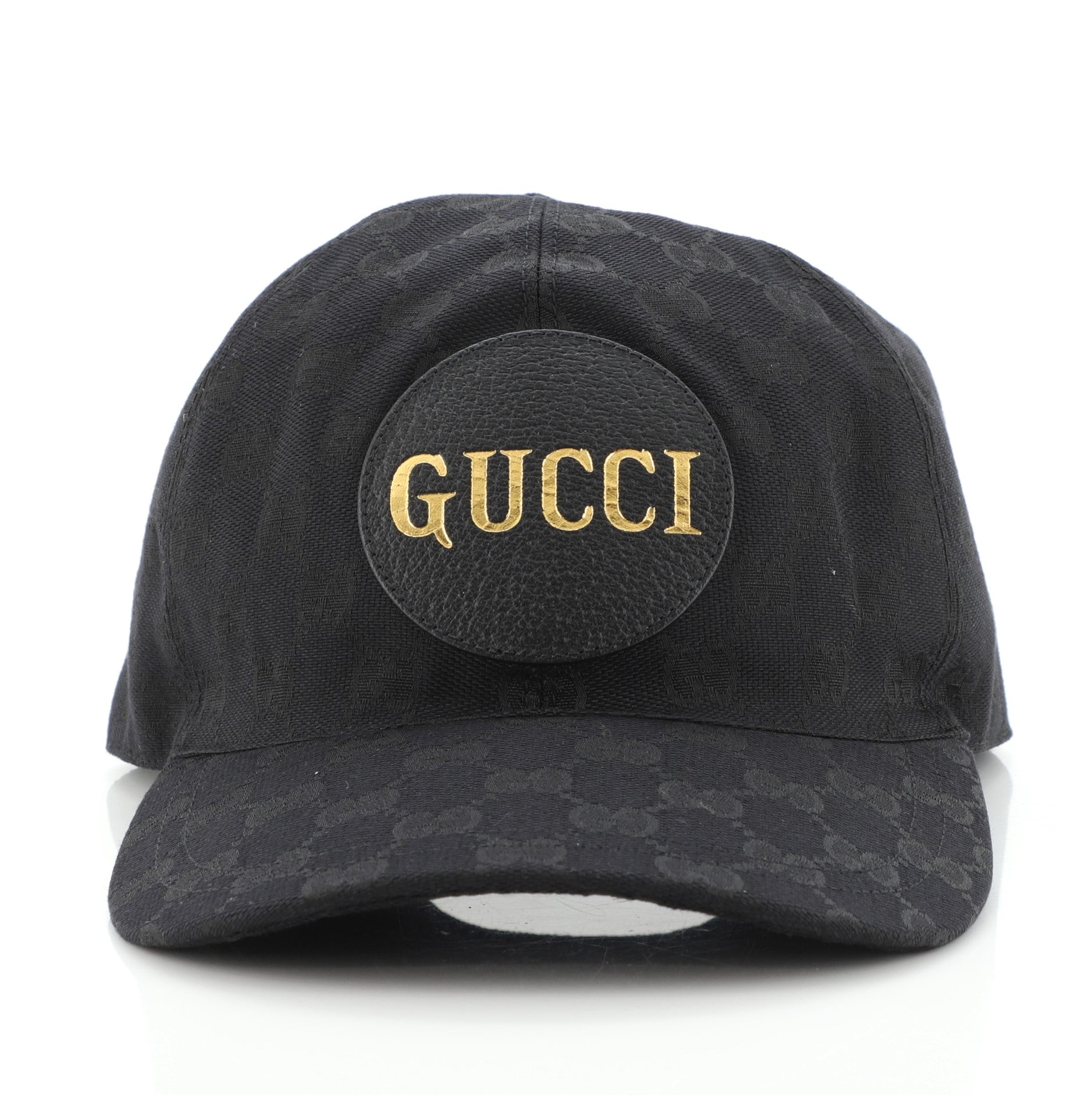 Logo Patch Baseball Cap GG Canvas Large