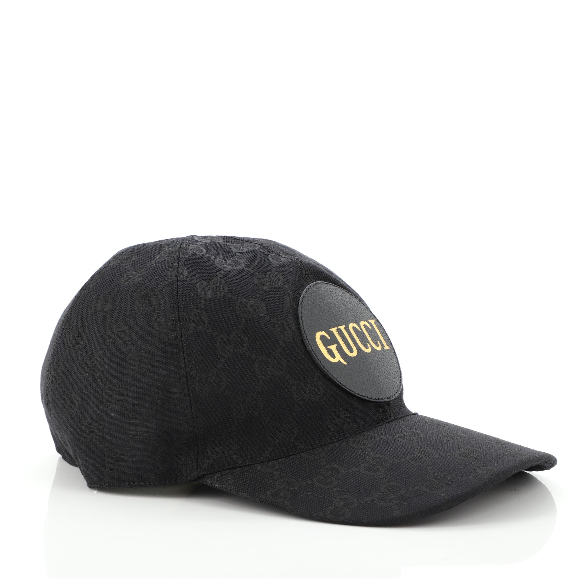 Logo Patch Baseball Cap GG Canvas Large