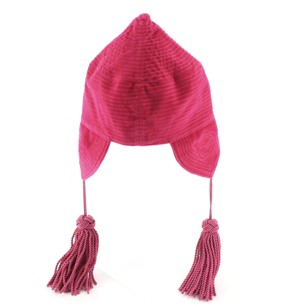 MLB Tassel Beanie Velvet with Applique M