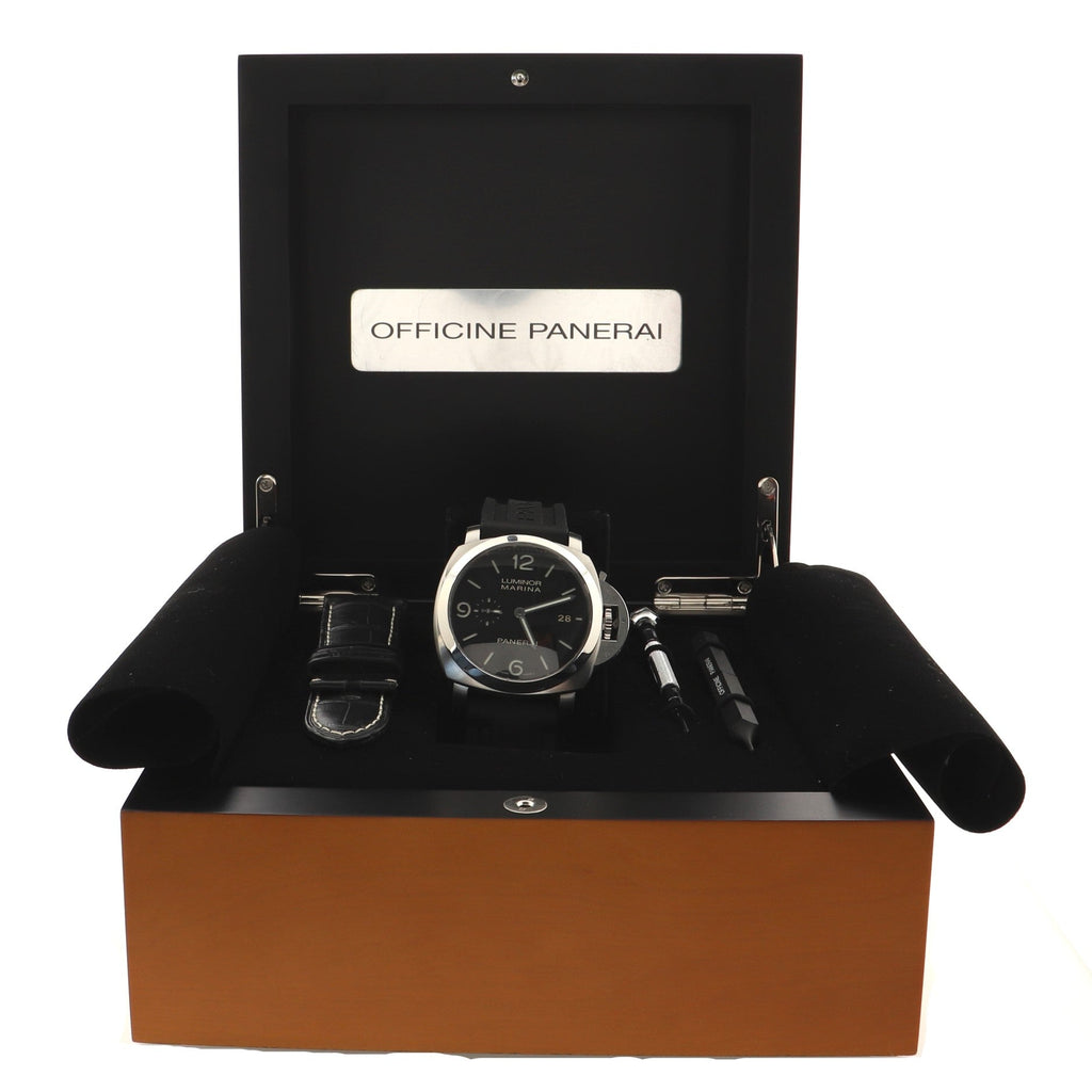 Luminor Marina 1950 3 Day Automatic Watch Stainless Steel and Rubber 44