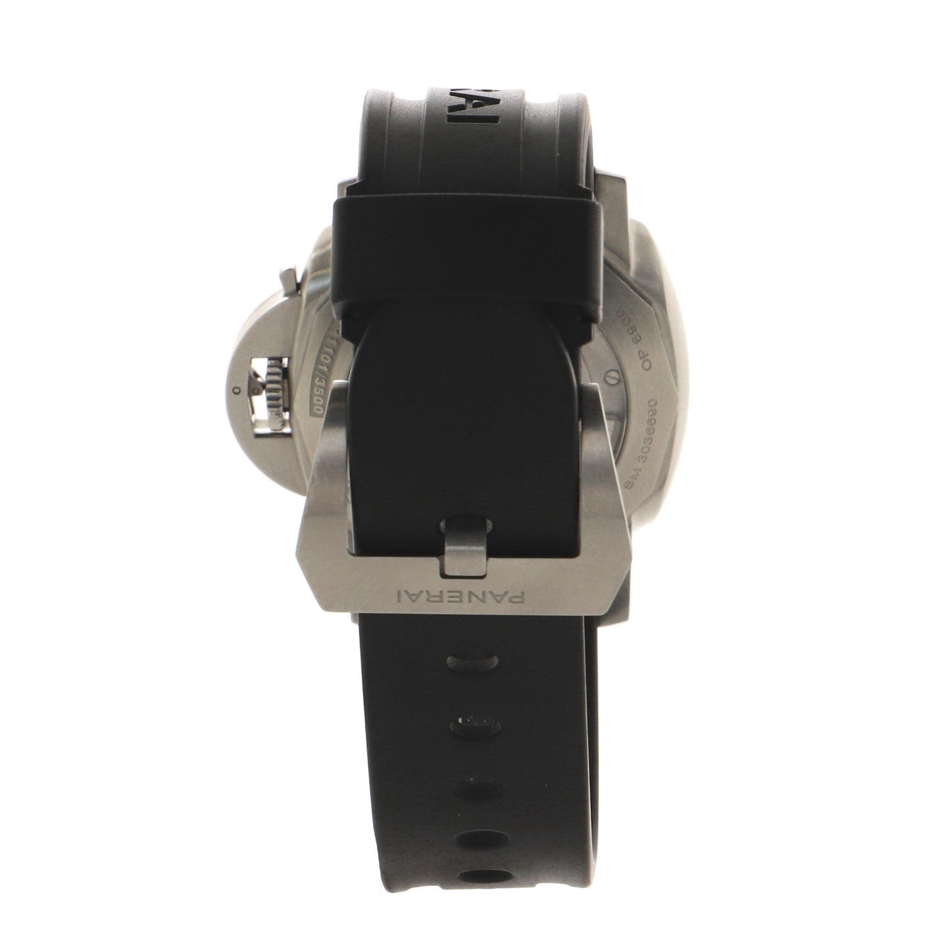 Luminor Marina 1950 3 Day Automatic Watch Stainless Steel and Rubber 44