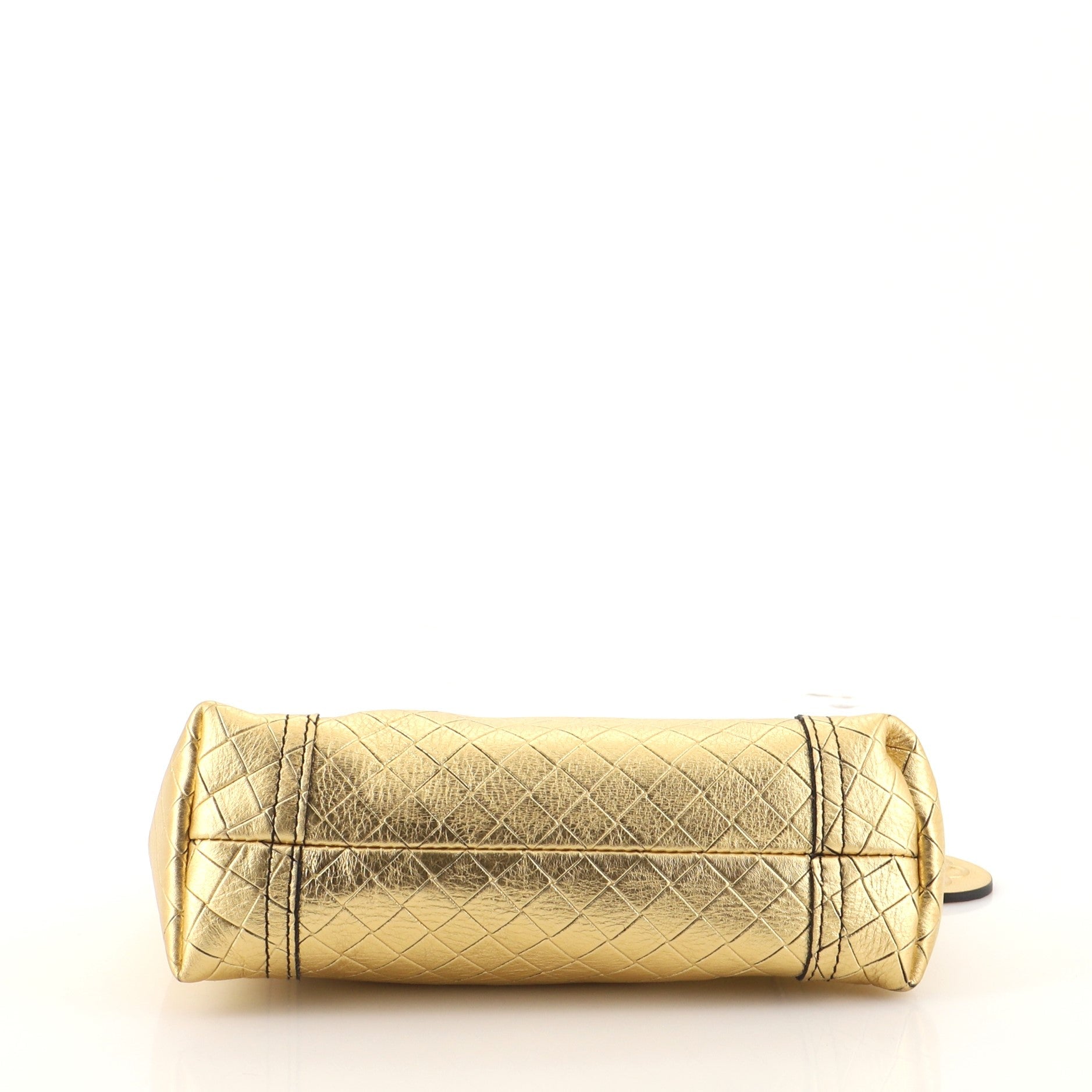 Zip Pouch Intrecciomirage Leather Mini