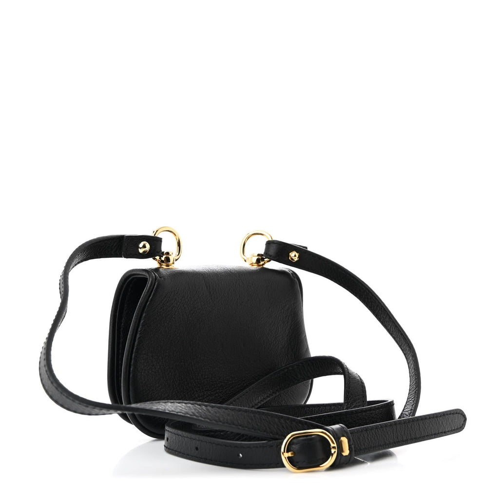Roxy Calfskin Blondie  Case Wallet with Strap Black