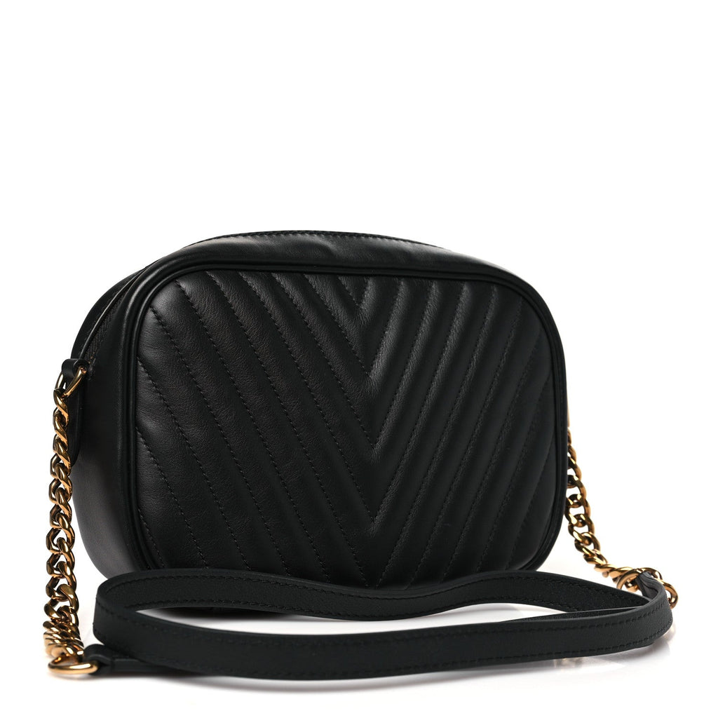Calfskin New Wave Camera Bag NV Black
