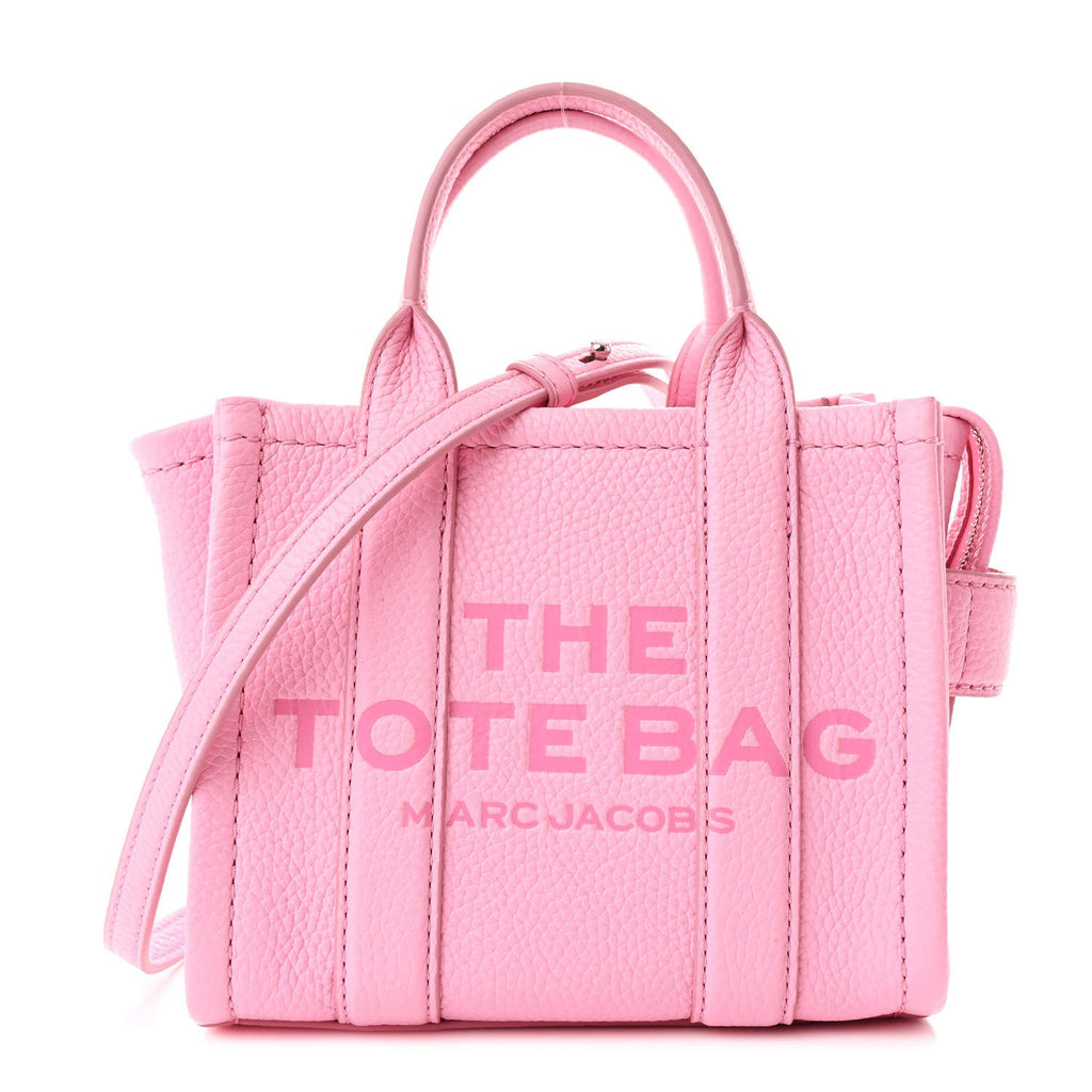 Grained Calfskin Micro The Tote Bag Pink