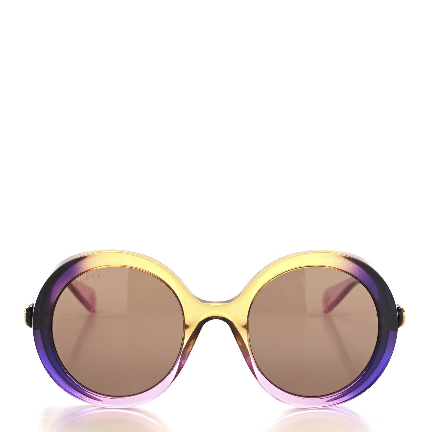 Acetate Round GG Sunglasses GG0367S Purple