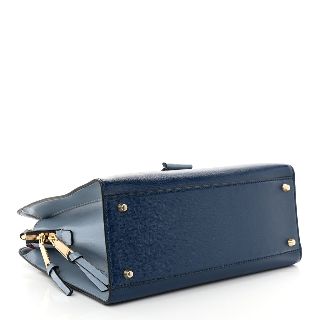 Saffiano Big Shot Tote  Navy