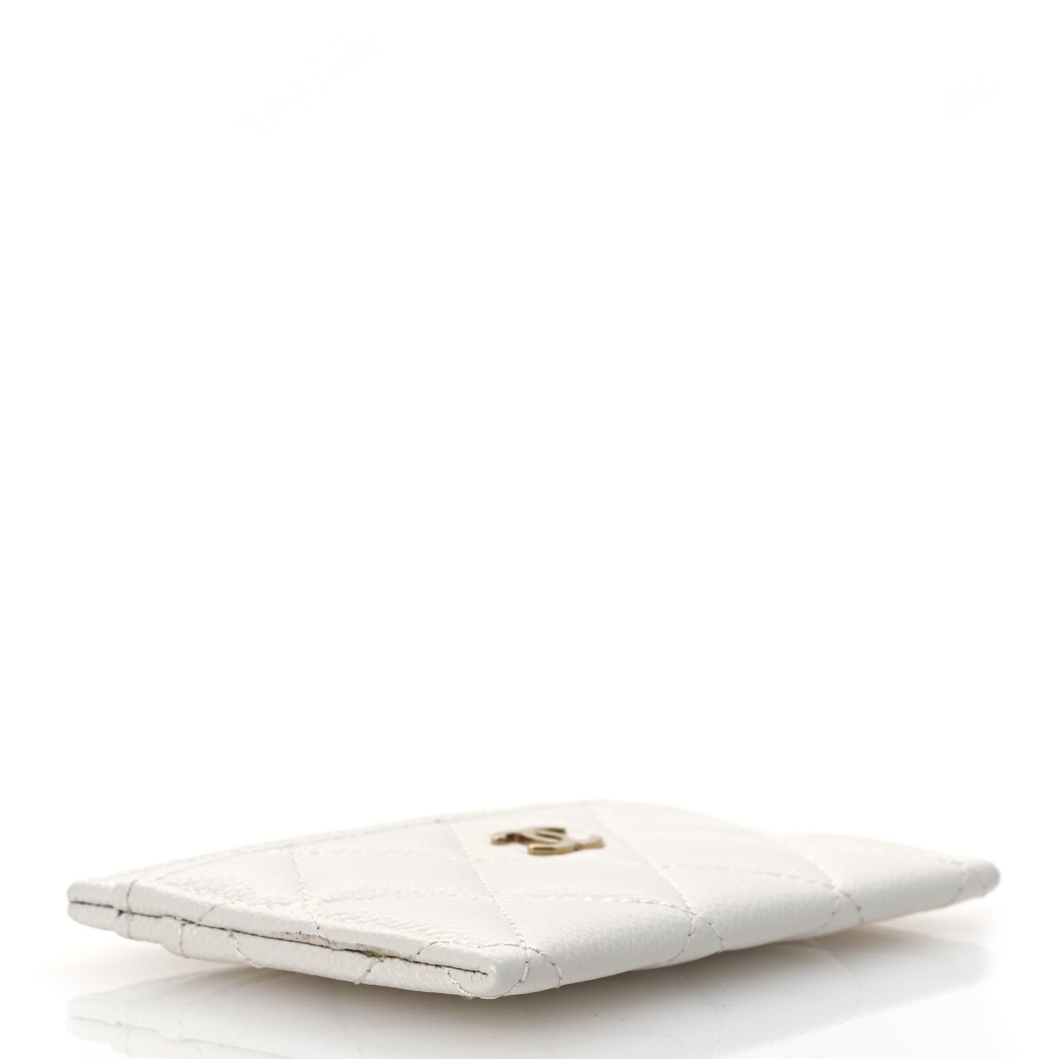 Caviar Quilted  Holder White