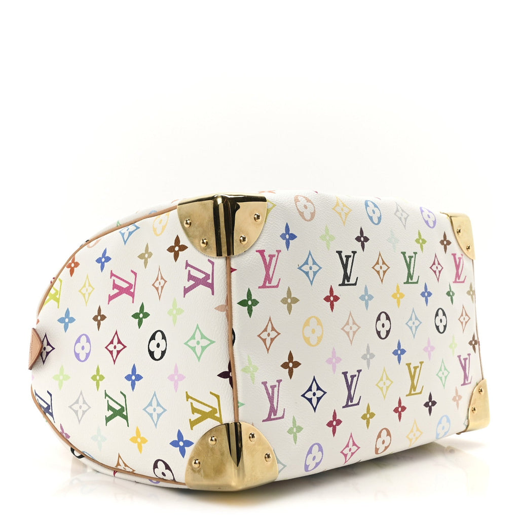 Monogram Multicolor Speedy 30 White