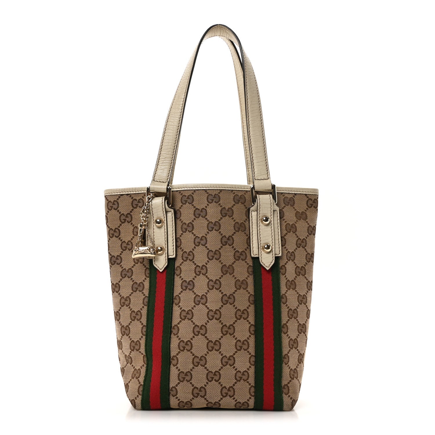 Monogram Web Small Jolicoeur Shopper Tote Off White