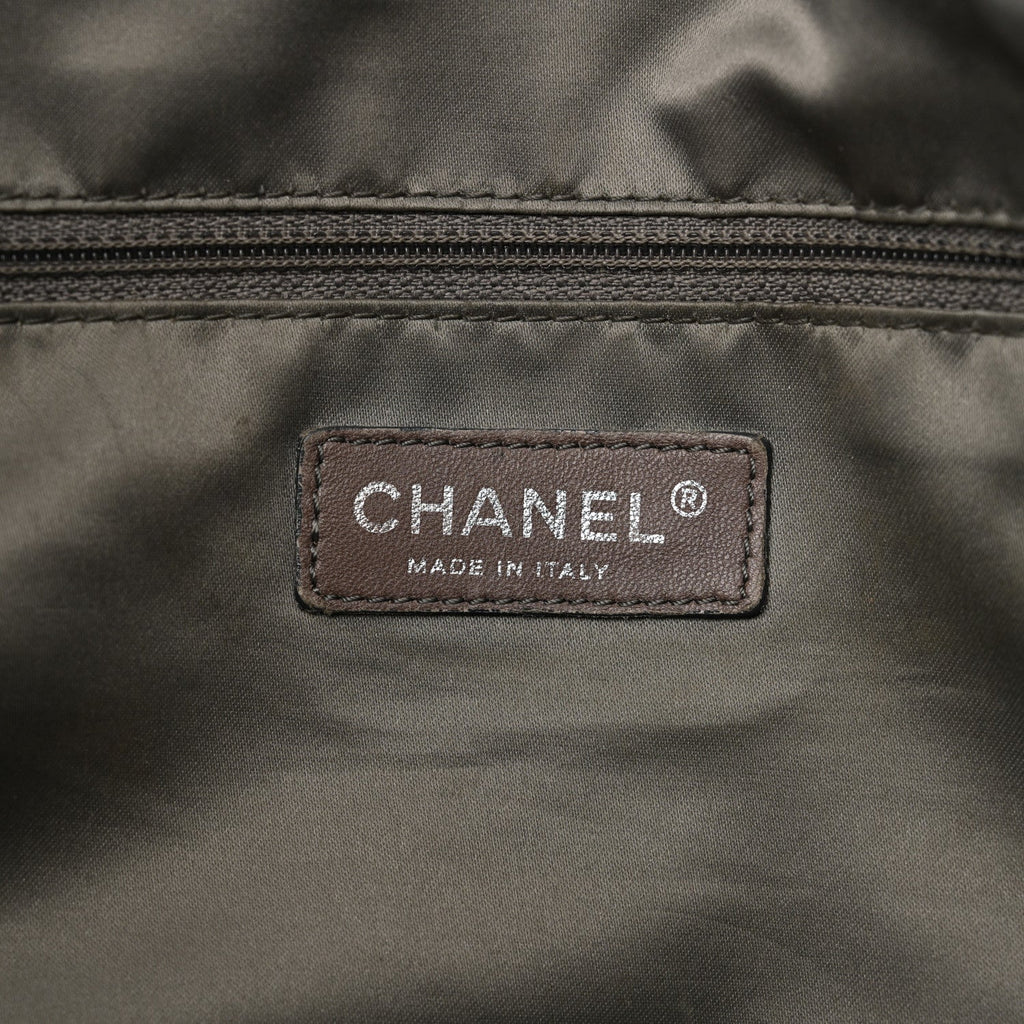 Glazed Caviar Reissue Double Pocket In The City Tote Black