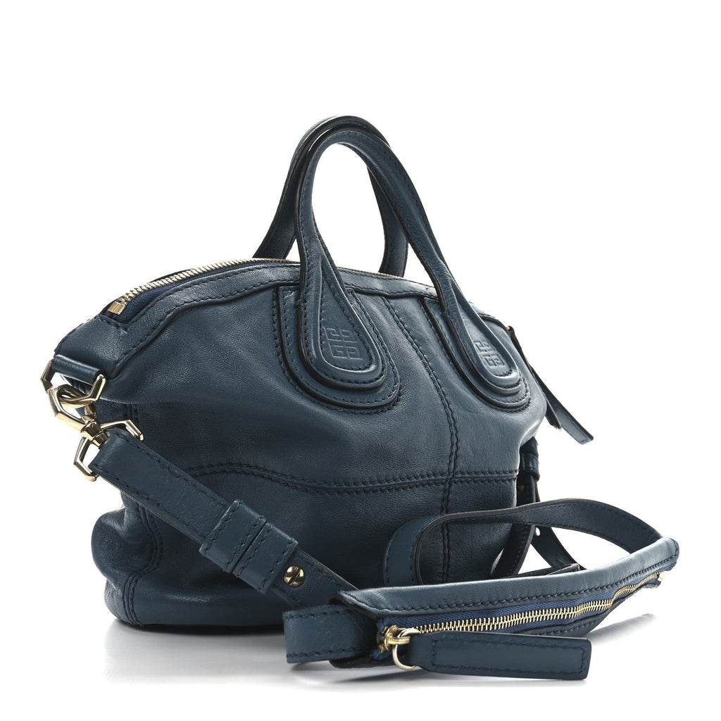 Lambskin Small Nightingale Blue