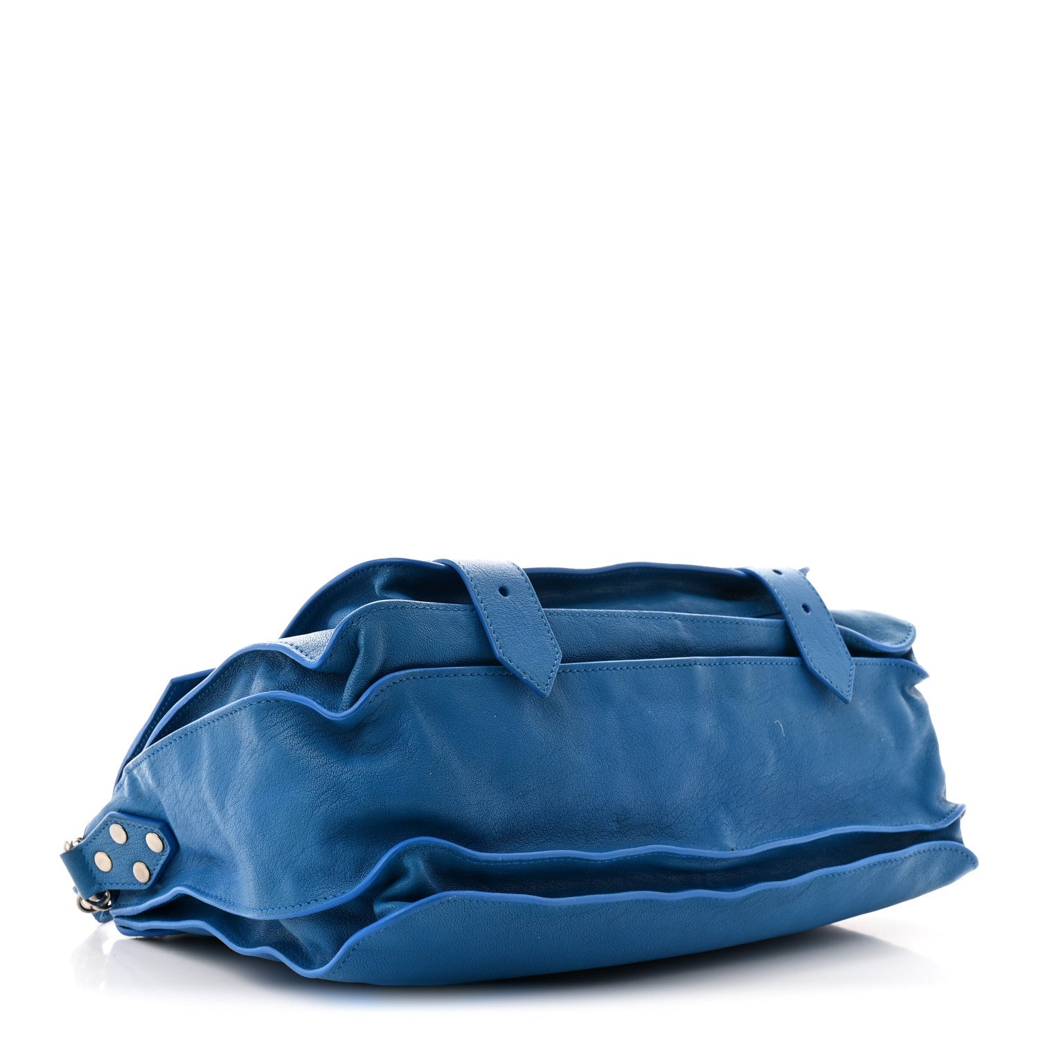Lambskin Medium PS1 Satchel Sea Blue