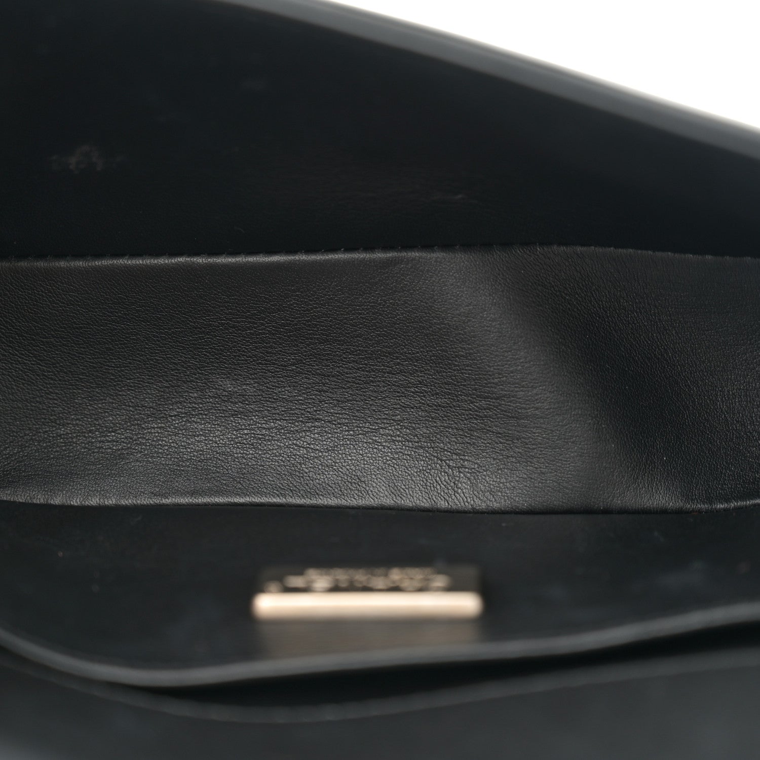 Matte Snakeskin Calfskin Small Boy Flap Black