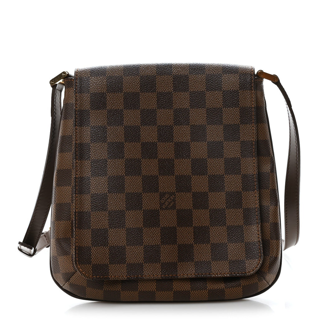 Damier Ebene Musette Salsa Long Strap