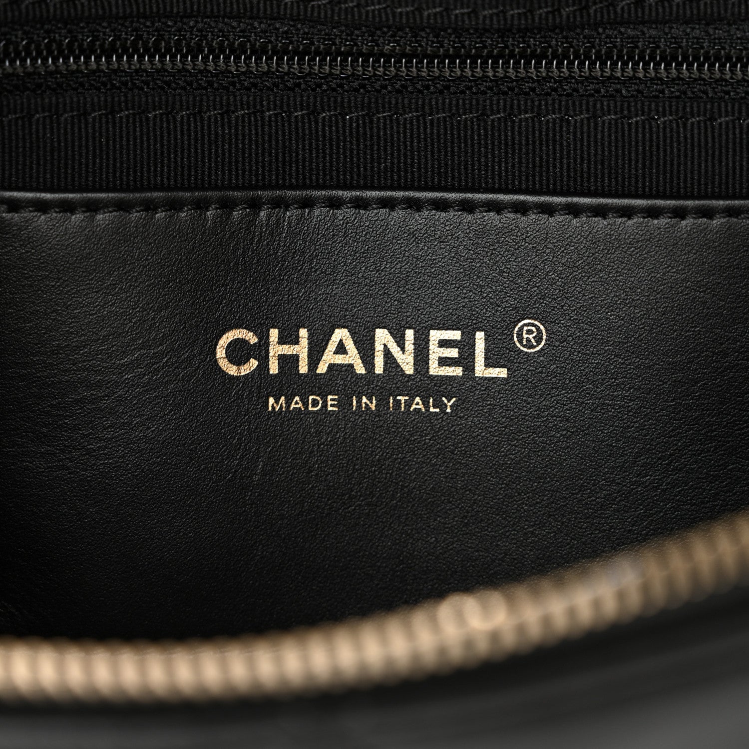 Lambskin Enamel Quilted Waist Bag Black