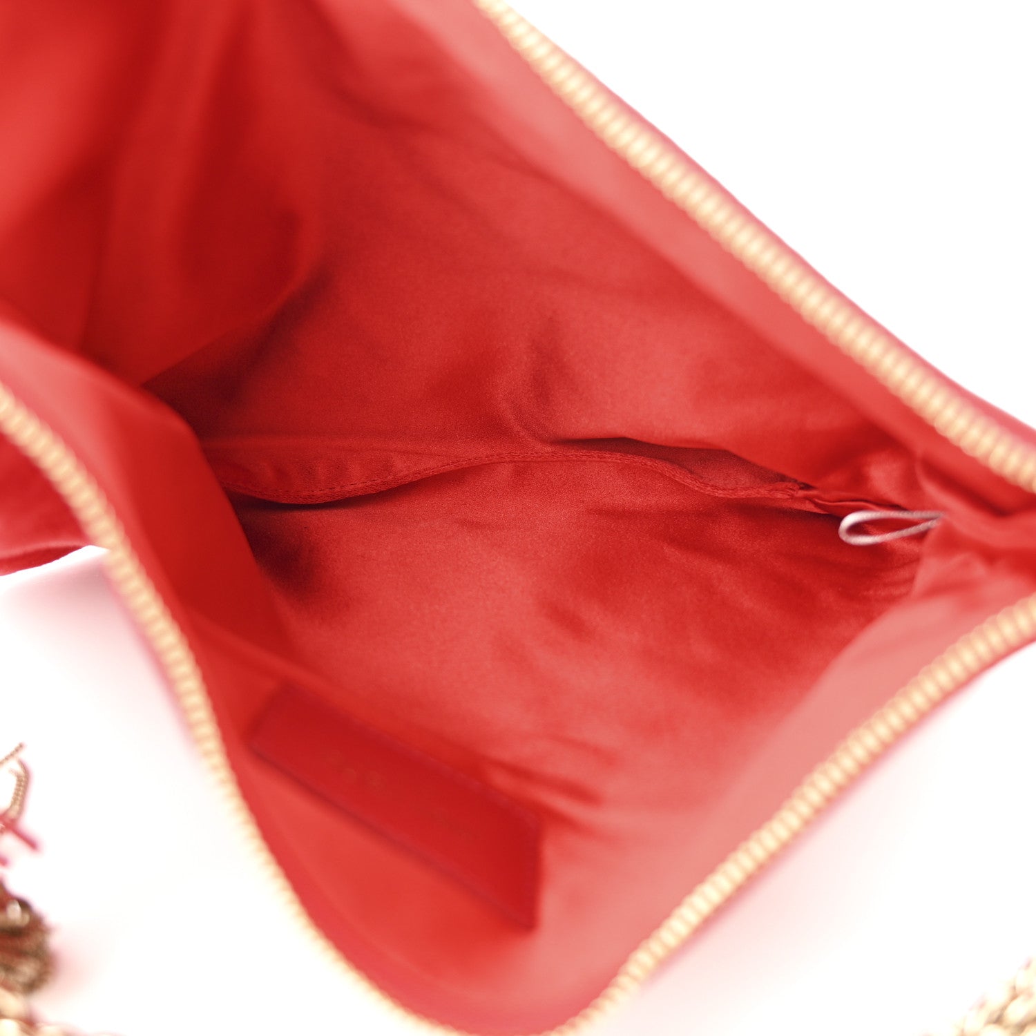 Suede Callie Shoulder Bag Red