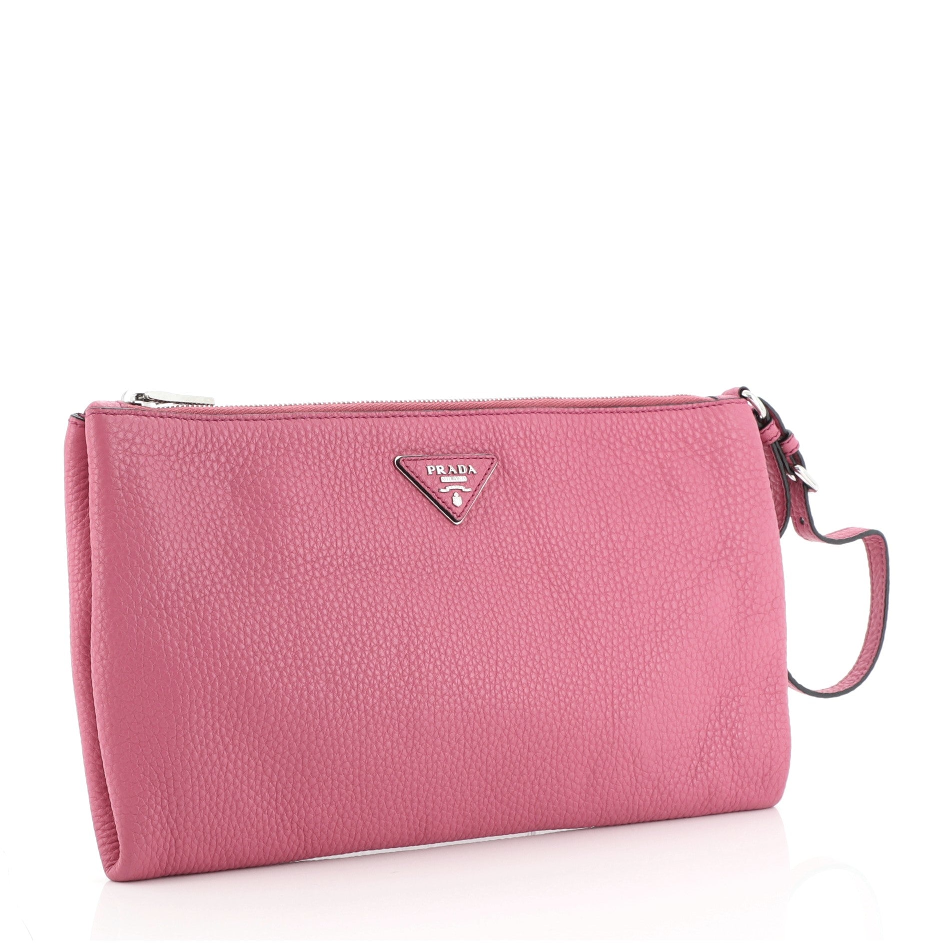 Wristlet Clutch Vitello Daino Large