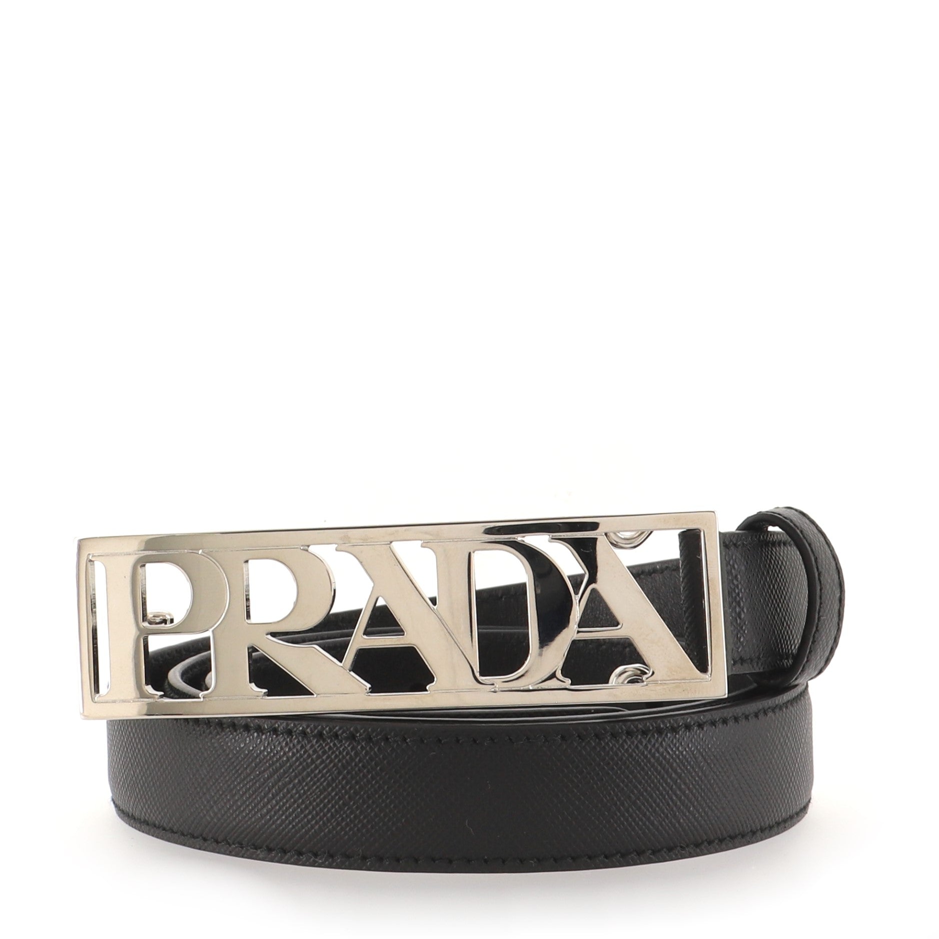 Logo Belt Leather Thin 95