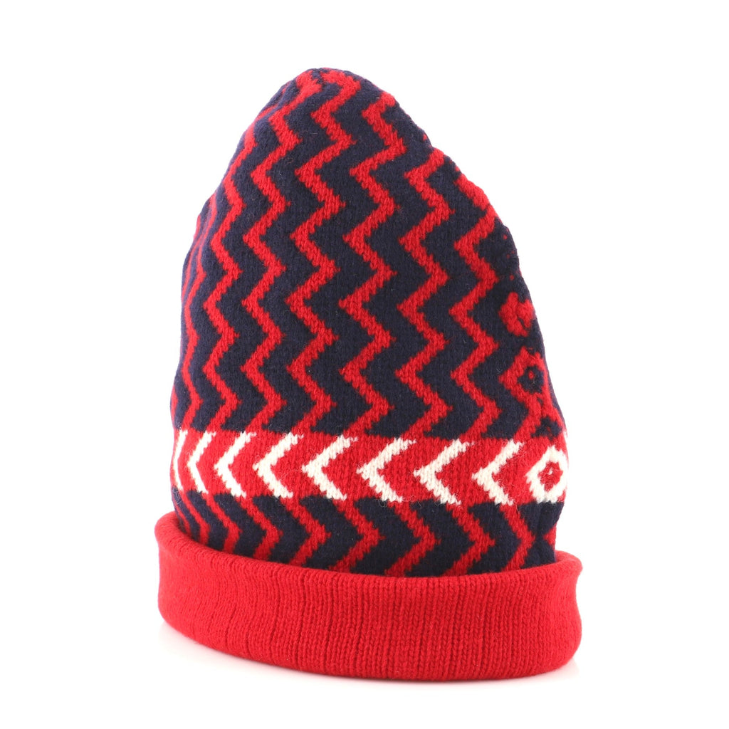 Zaggede Beanie Wool Medium