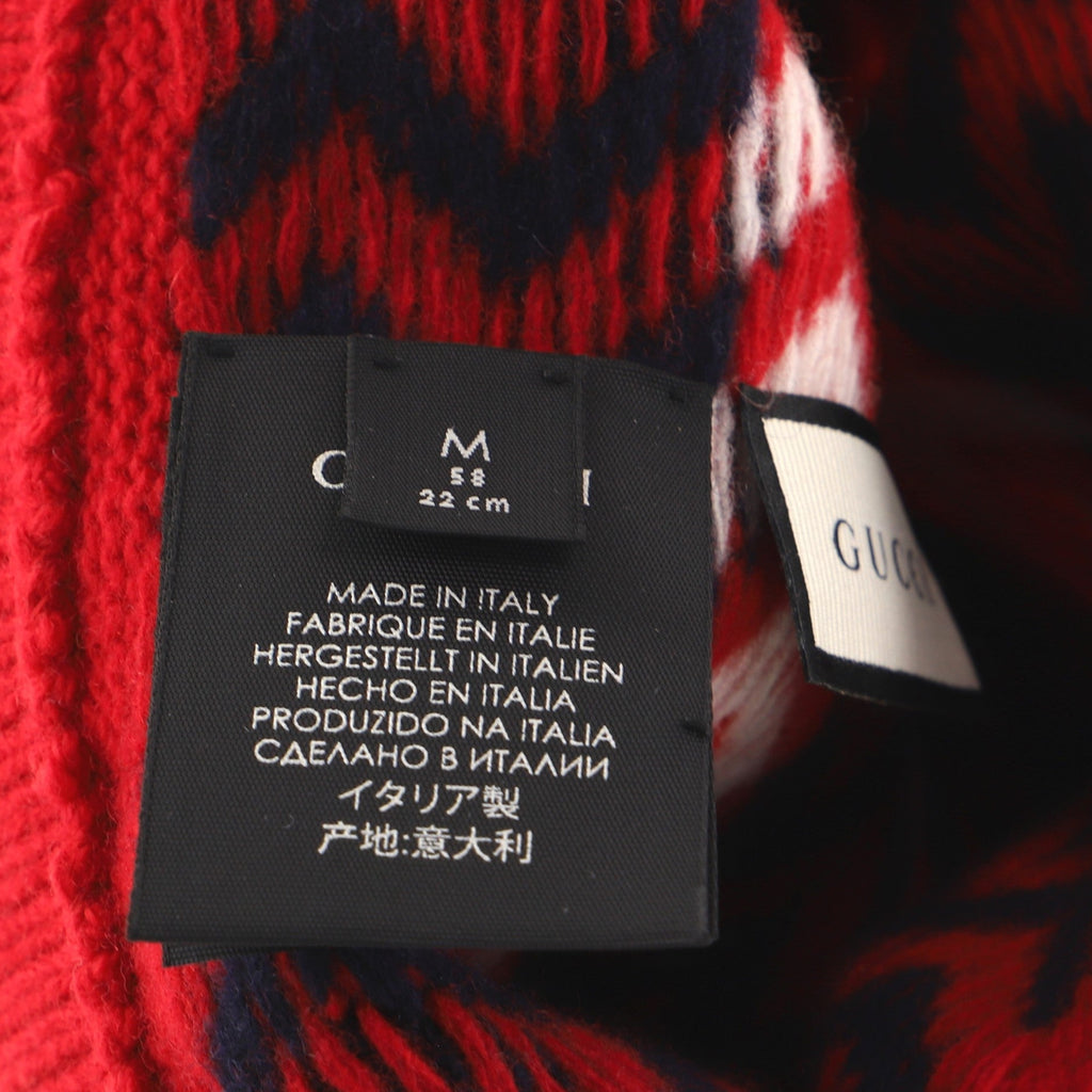 Zaggede Beanie Wool Medium