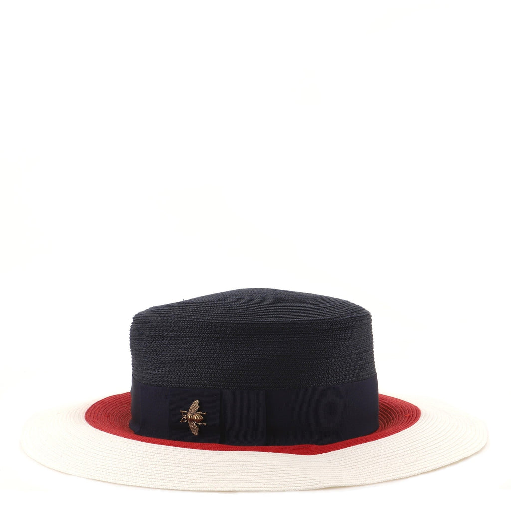 Papier Wide Brim Hat Straw Medium