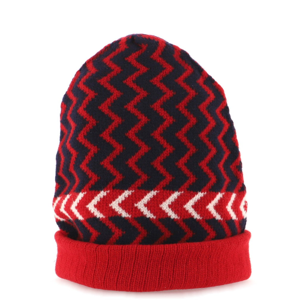 Zaggede Beanie Wool Medium