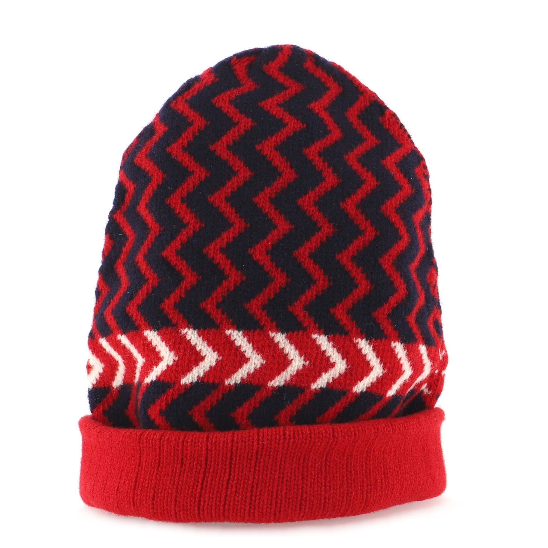 Zaggede Beanie Wool Medium