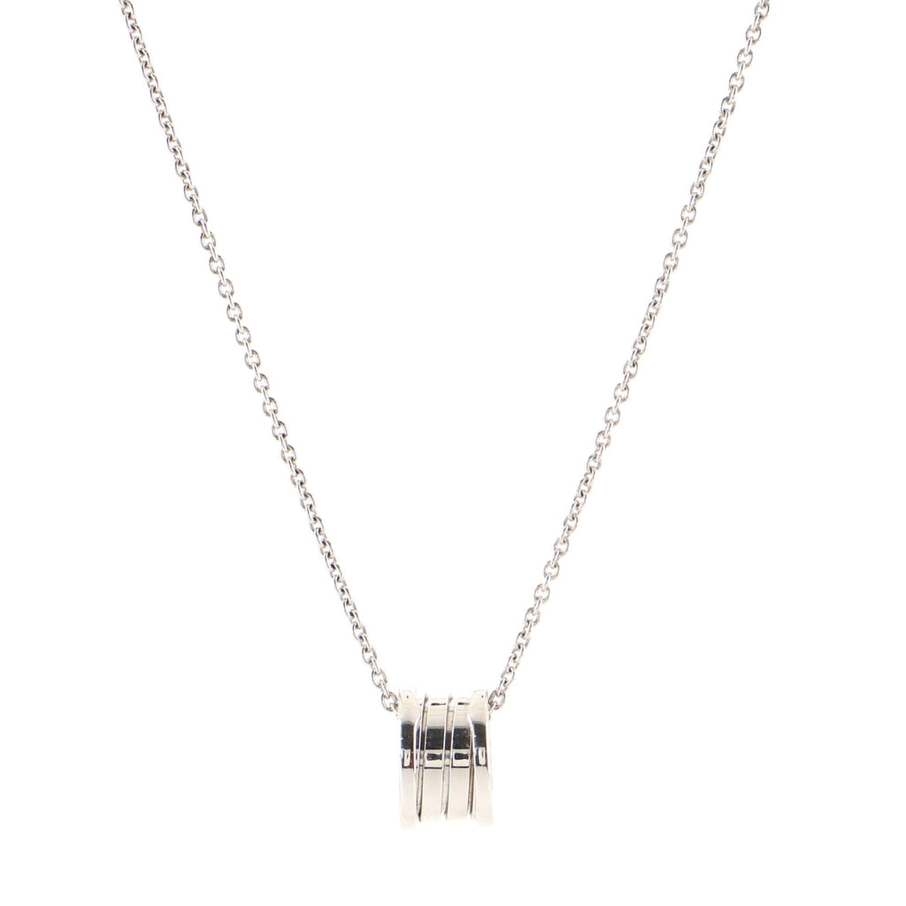 B.Zero1 Pendant Necklace 18K White Gold