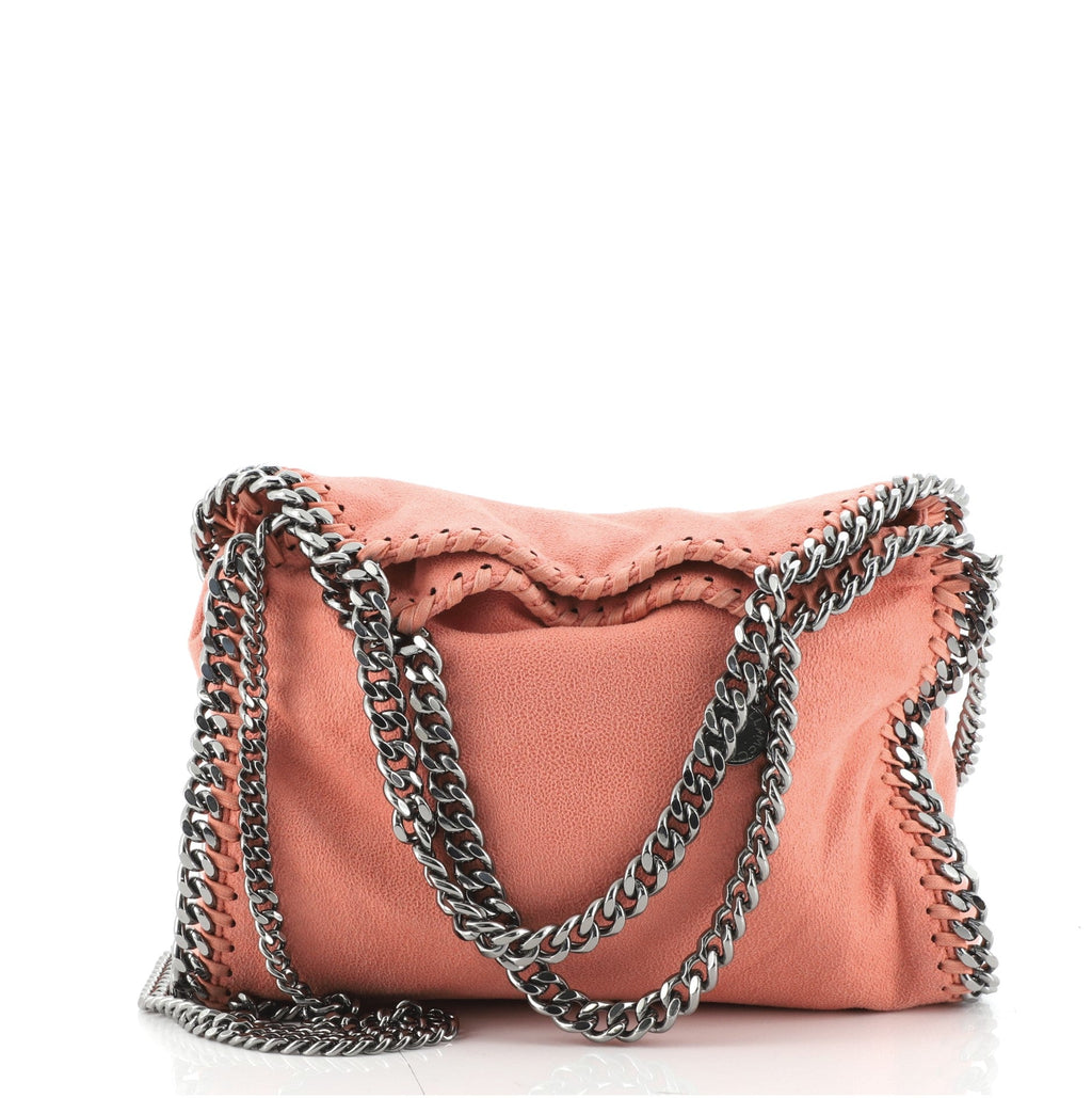 Falabella Fold Over Crossbody Bag Shaggy Deer Mini