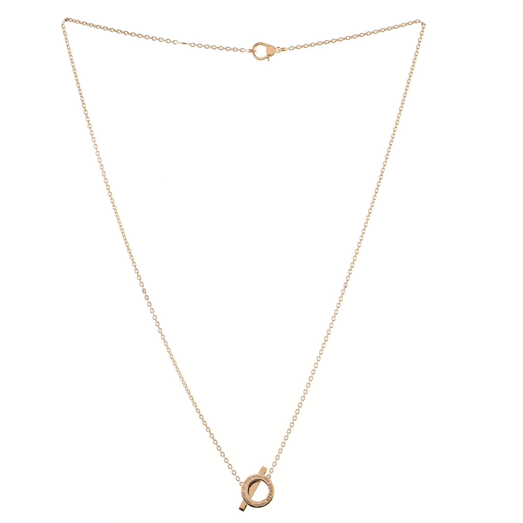 Finesse Pendant Necklace 18K Rose Gold and Diamonds