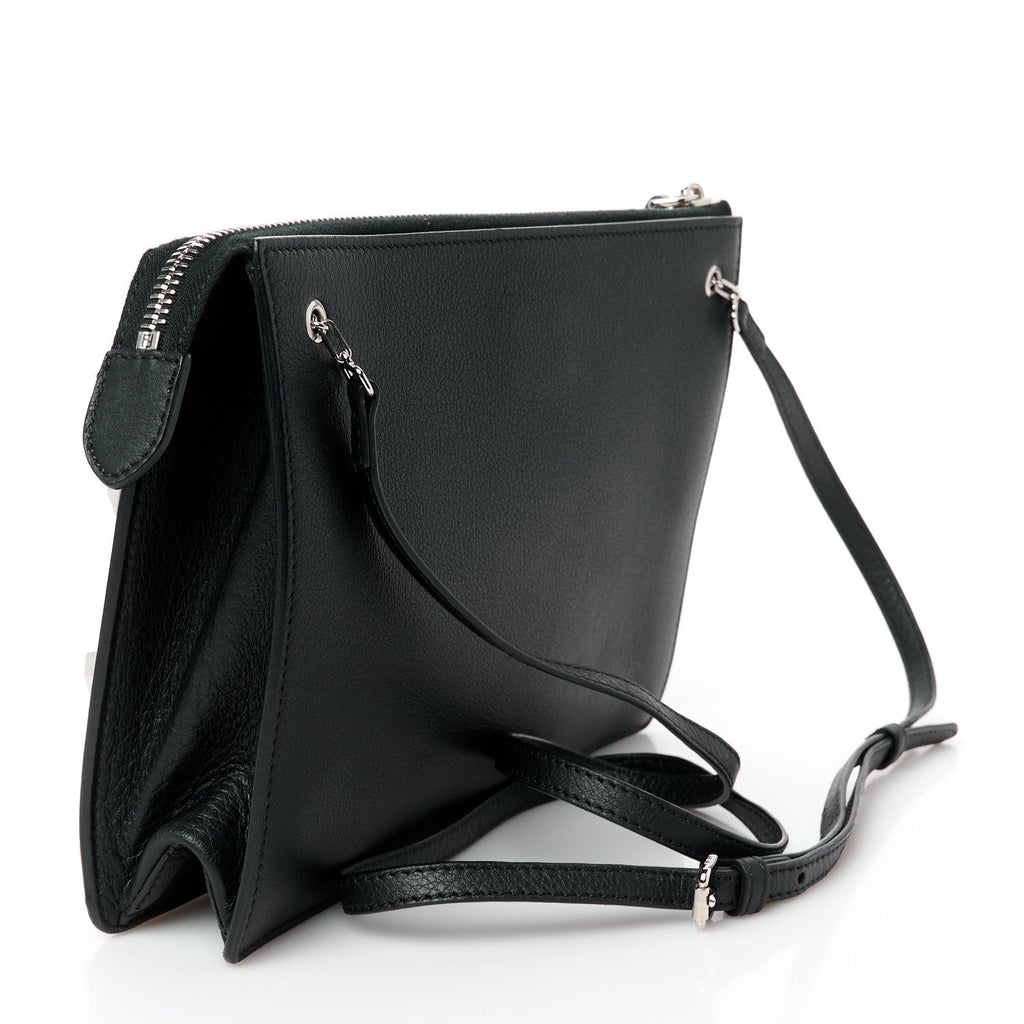 Vitello Dolce Studded Mini 2Jours Pouch Black Multicolor