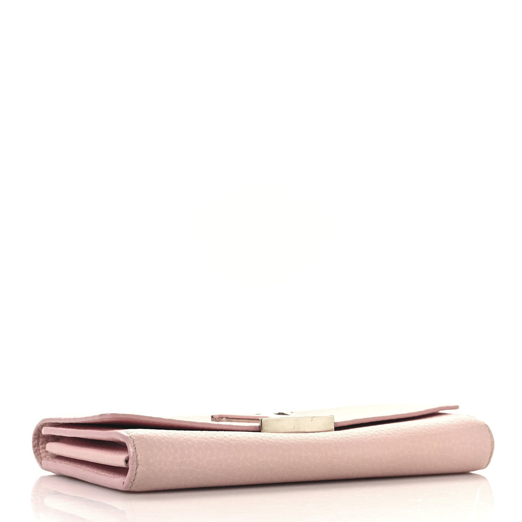 Taurillon Capucines Wallet Magnolia