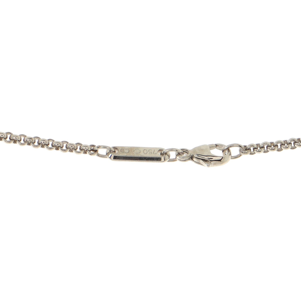 Happy Diamonds 3 Diamond Heart Pendant Necklace 18K White Gold and Diamonds
