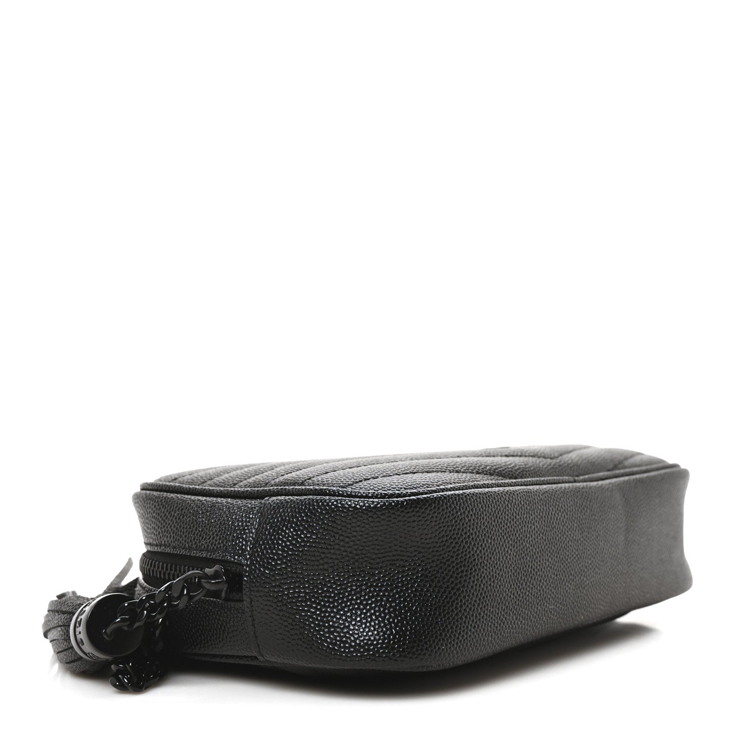 Grain De Poudre Matelasse Monochrome Monogram Mini Lou Camera Bag Black