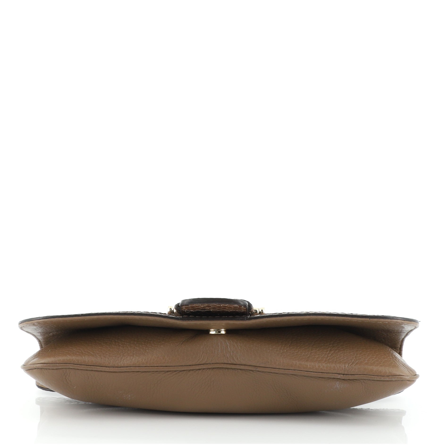 Greenwich Clutch Python and Leather