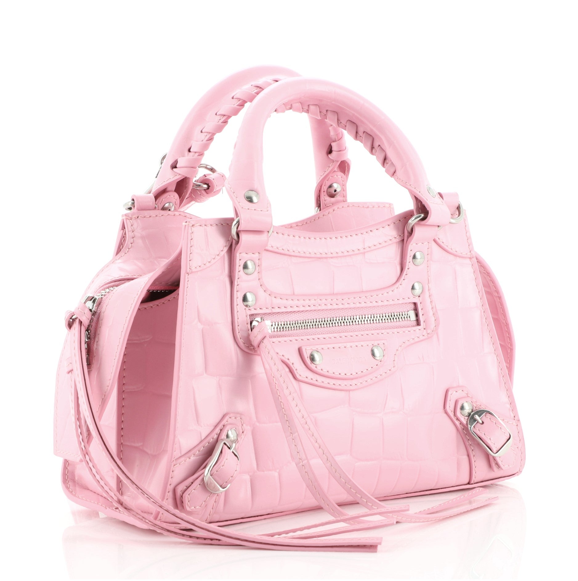 Neo Classic City Bag Crocodile Embossed Leather Mini