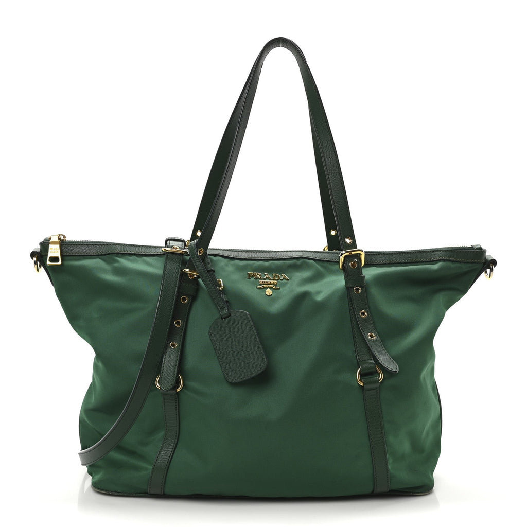 Tessuto Nylon Saffiano Tote Oleandro