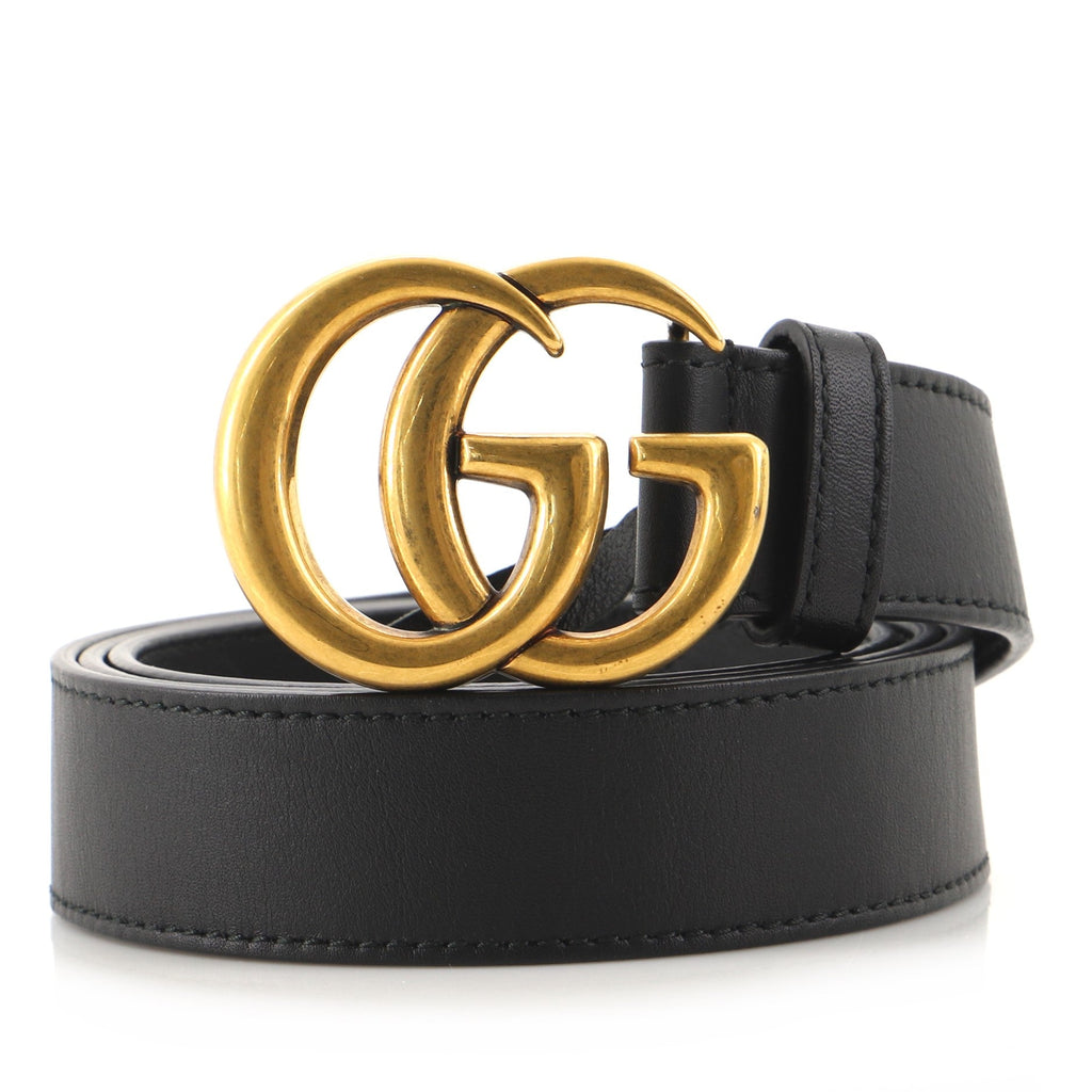 GG Marmont Belt Leather Thin 95