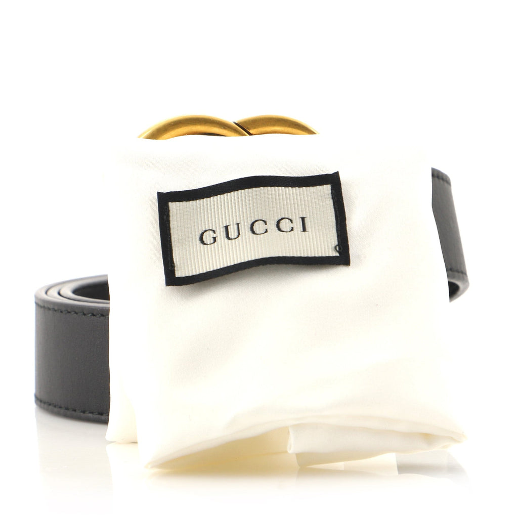 GG Marmont Belt Leather Thin 95
