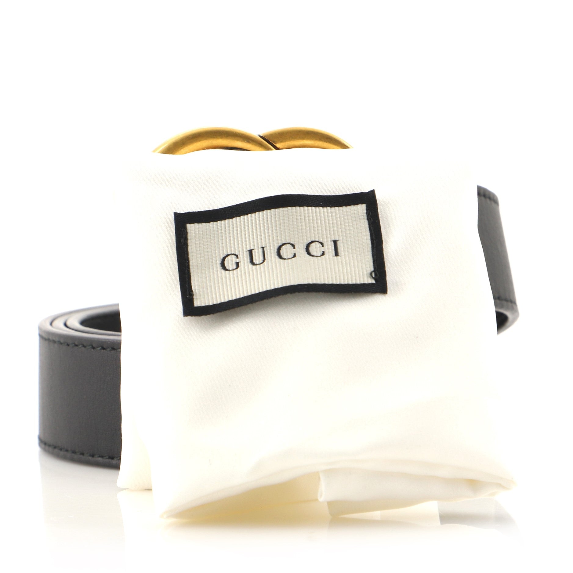 GG Marmont Belt Leather Thin 95