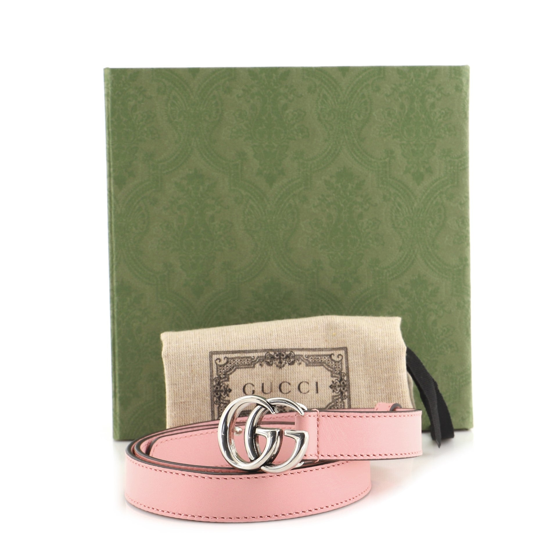 GG Marmont Belt Leather Thin 75