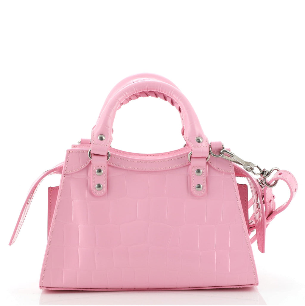 Neo Classic City Bag Crocodile Embossed Leather Mini