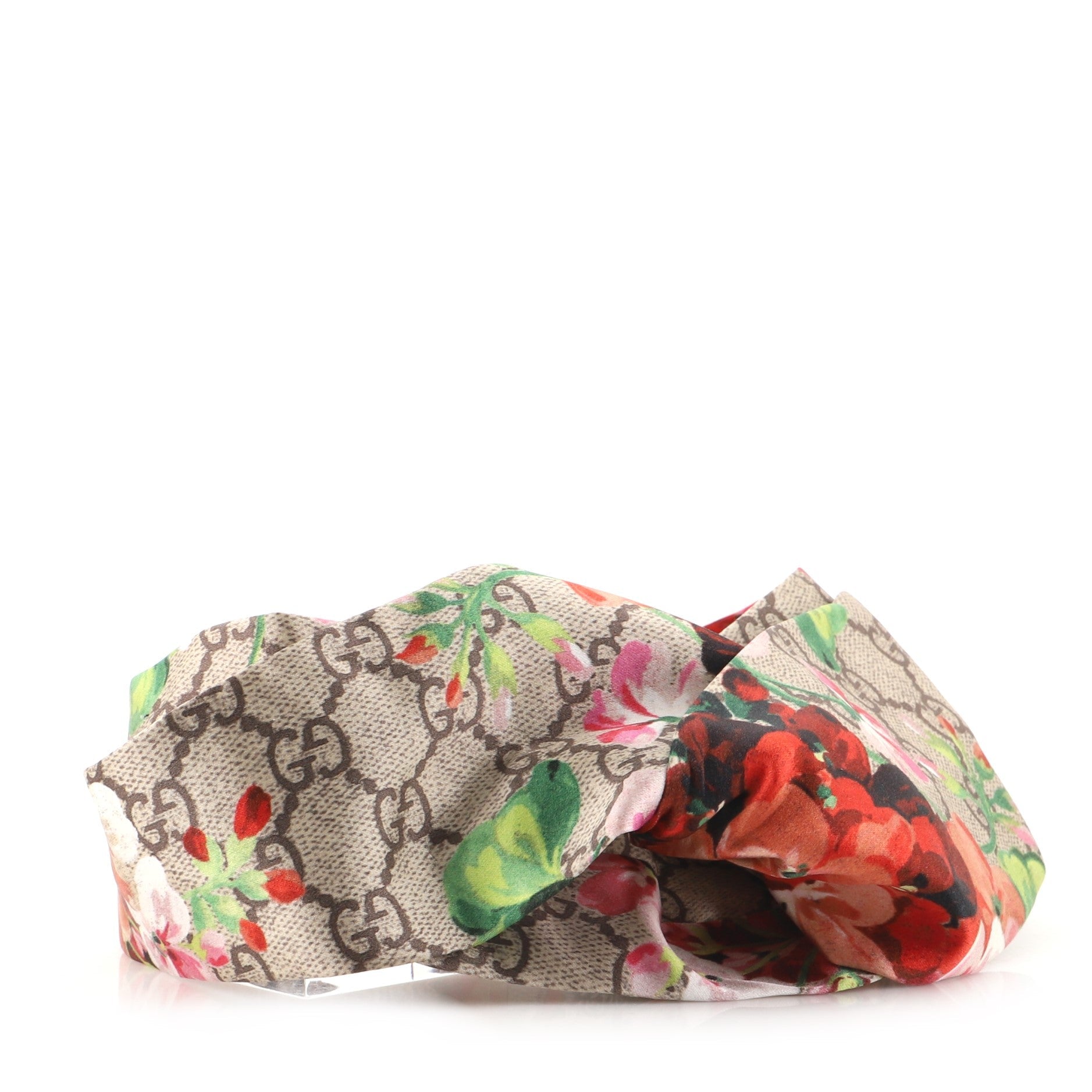 Headband Blooms Print GG Silk XS
