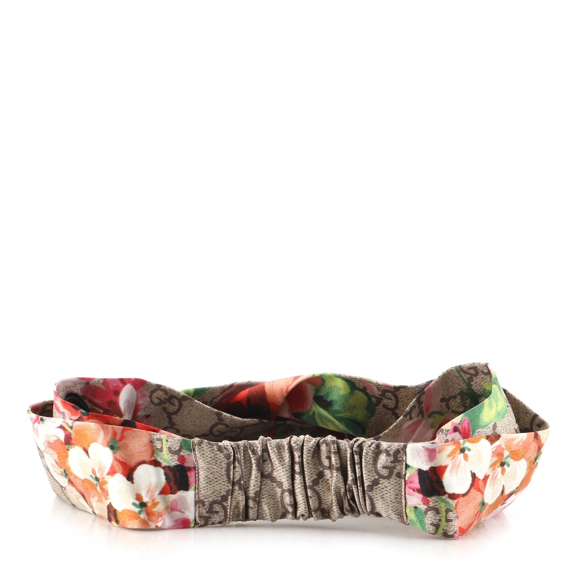 Headband Blooms Print GG Silk XS