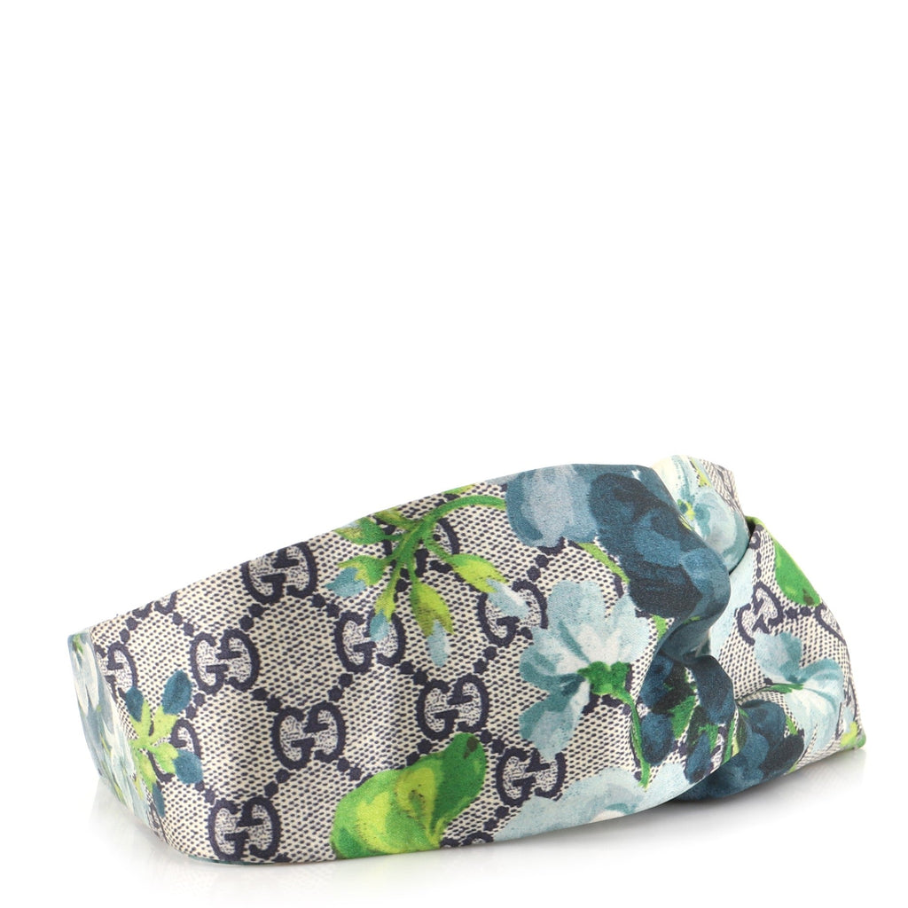 Headband Blooms Print GG Silk XS