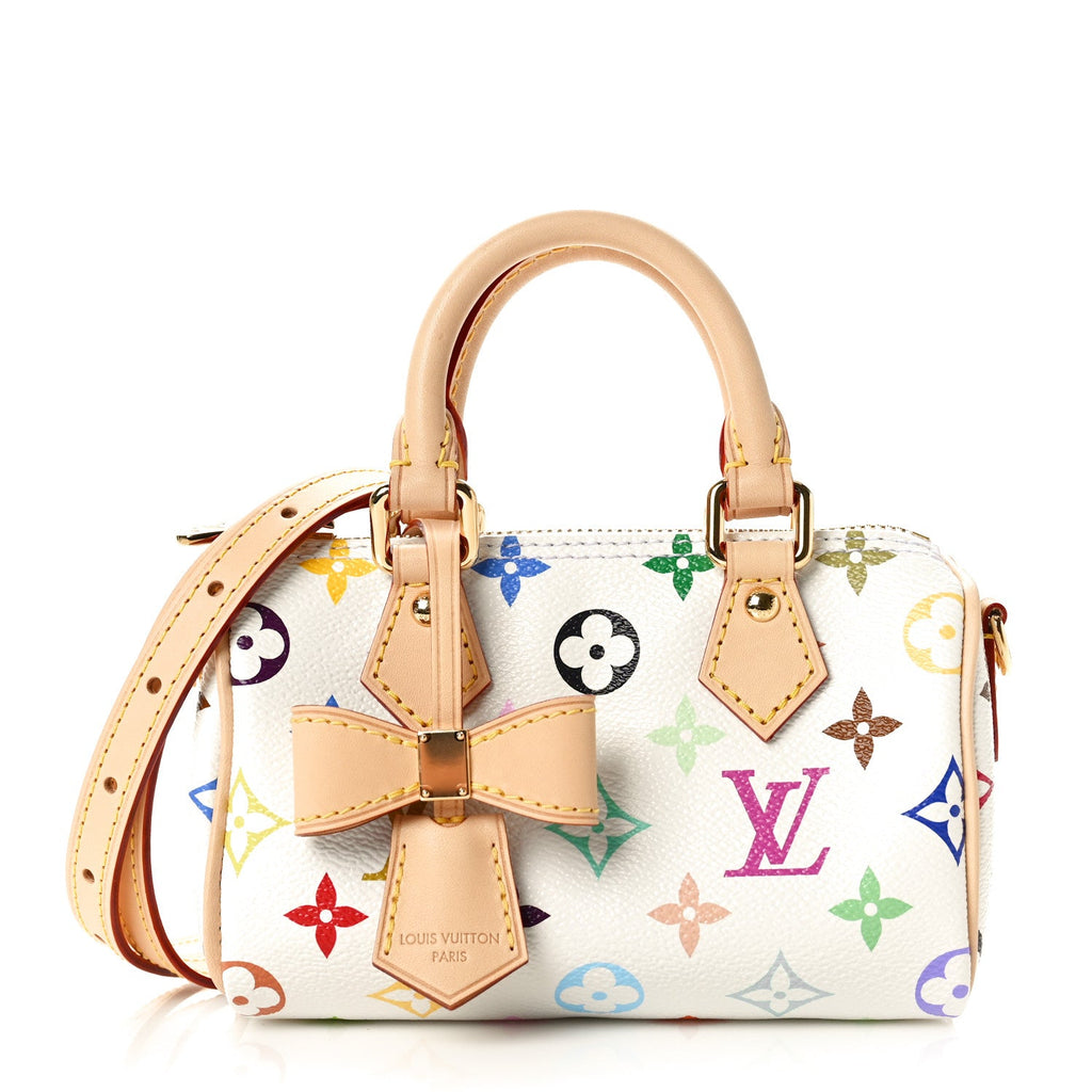 LV X TM Monogram Multicolor Nano Speedy White