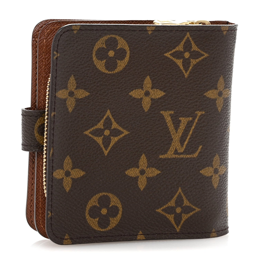 Monogram Compact Zippe Zipped Wallet