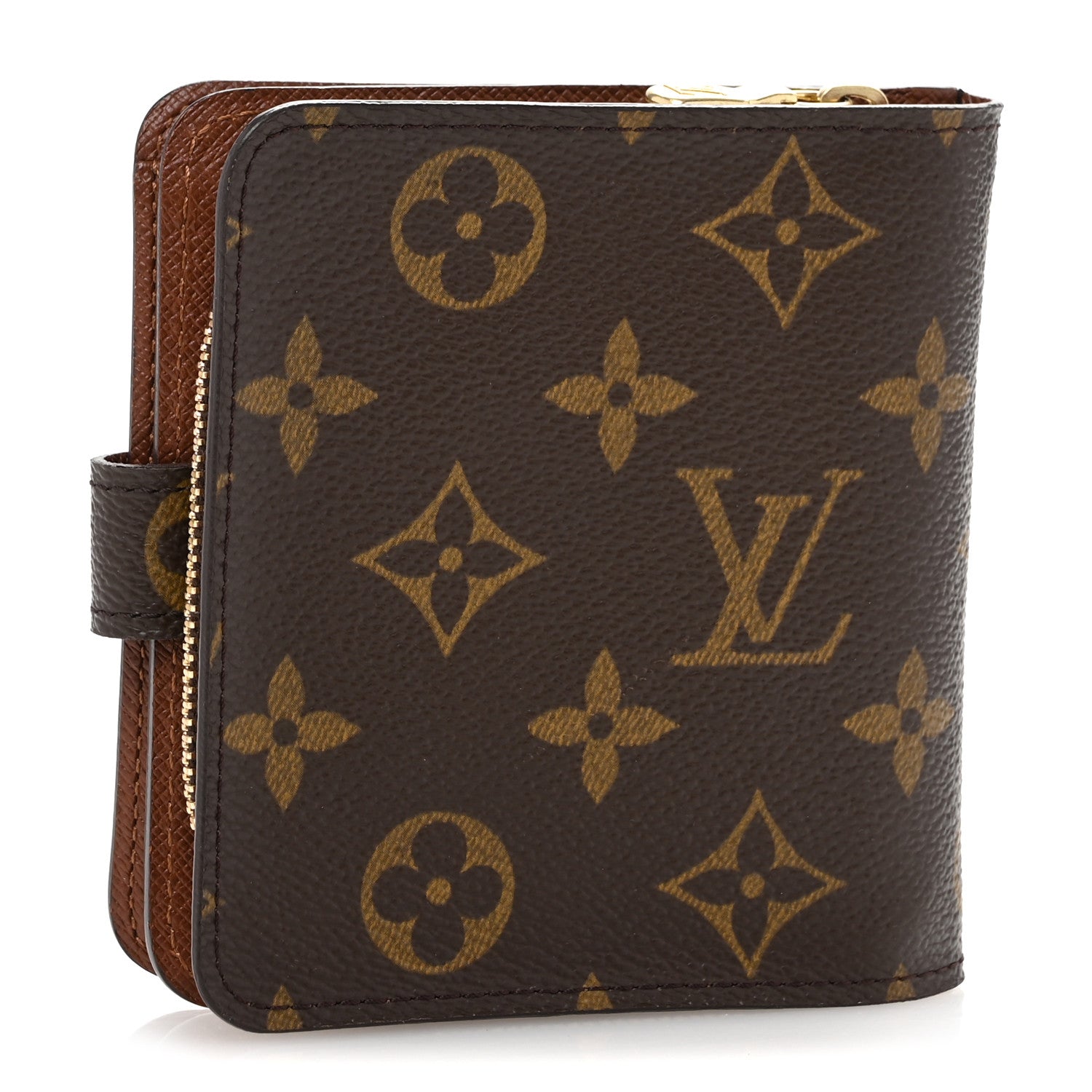 Monogram Compact Zippe Zipped Wallet